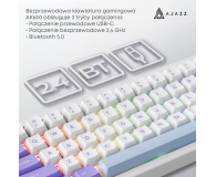Ajazz AK650 Dream Weaver Switch Purple White Blue RGB z ekanem - 1536354 - zdjęcie 8